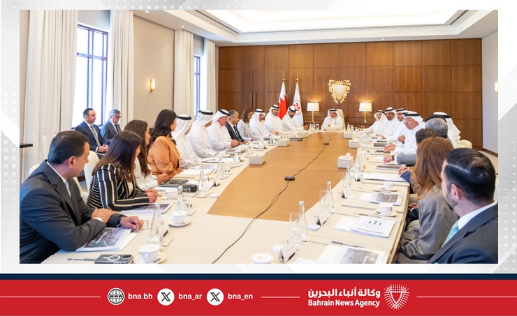 HRH the CP, PM, and Chairman of the Bahrain EDB chairs the Bahrain EDB Board Meeting